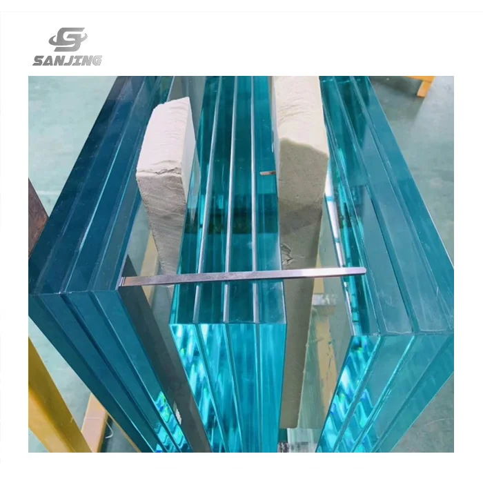 triple layer laminated glass 3 layer 24mm 30mm triple laminated glass pvb sgp sentry triplex triple laminated glass supplier
