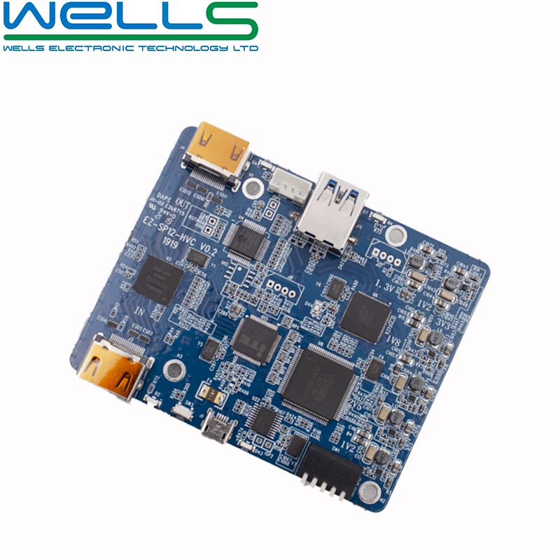 94V0 RoHS высокочастотная печатная плата PCBA сборка в Китае Шэньчжэнь