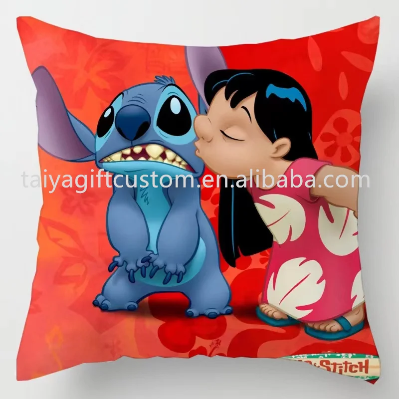 Wholesale Custom Sofa Throw TY-stitch Polyester Square Pillowcase kids Cushion Pillow Cover Case