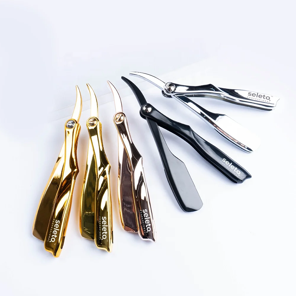 Baber Professional Vintage Barber German Fine Straight Razor Cutting Edge Pin Shaving Razor With Logo