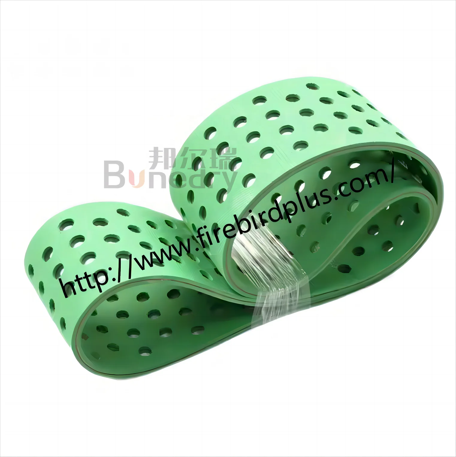 Timing Belt Factory Direct Sale Komori Spare Parts Special Custom Seamless Slotted Red Rubber Coated Printing Machinery Parts