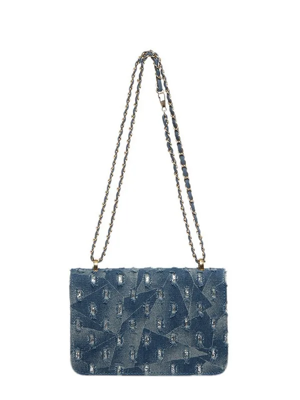 Ladies Jeans Shoulder Bag New Simple Casual Shoulder Bag Fashion Crossbody Bag Women 2024summer