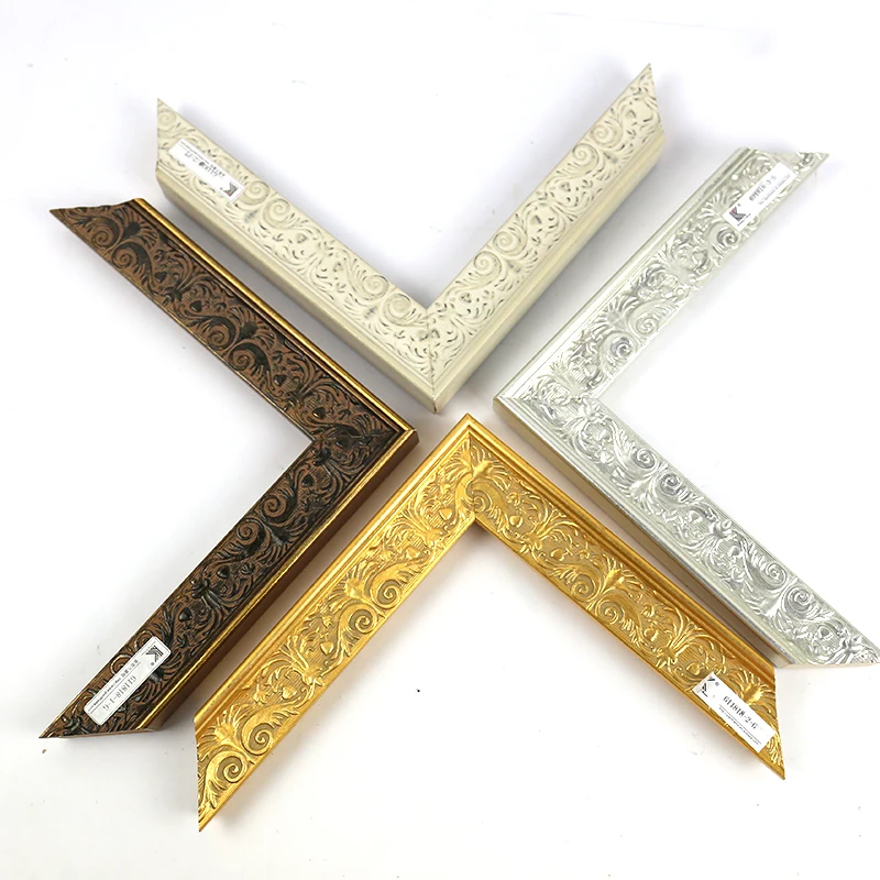 Home Decor Antique Wood Picture Painting Frame Moulding Wooden