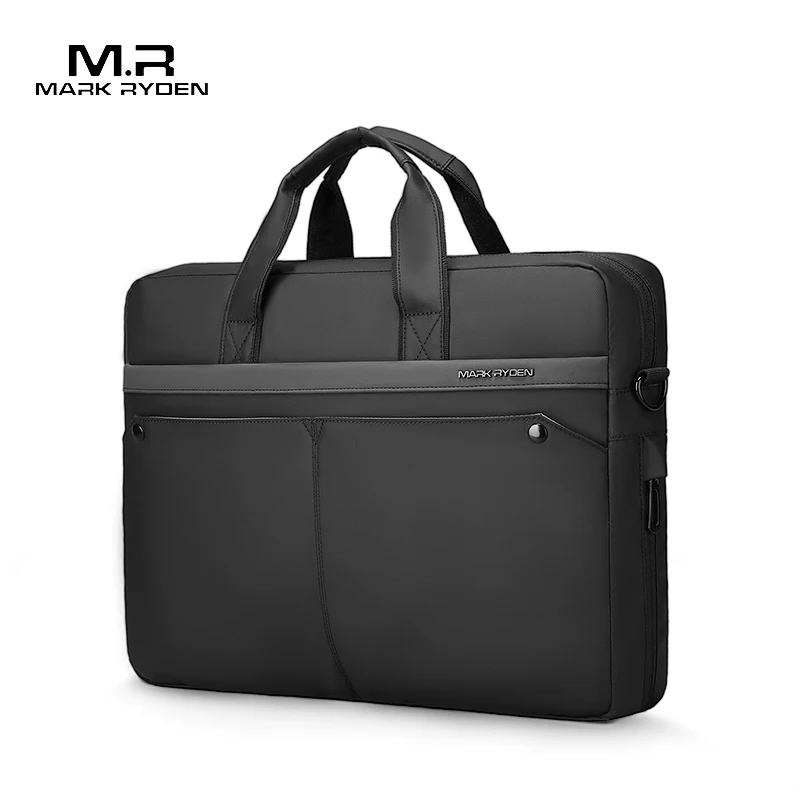 Mark Ryden Fashion business laptop briefcase bag with large capacity cross body nylon 15.6 inch bags for men