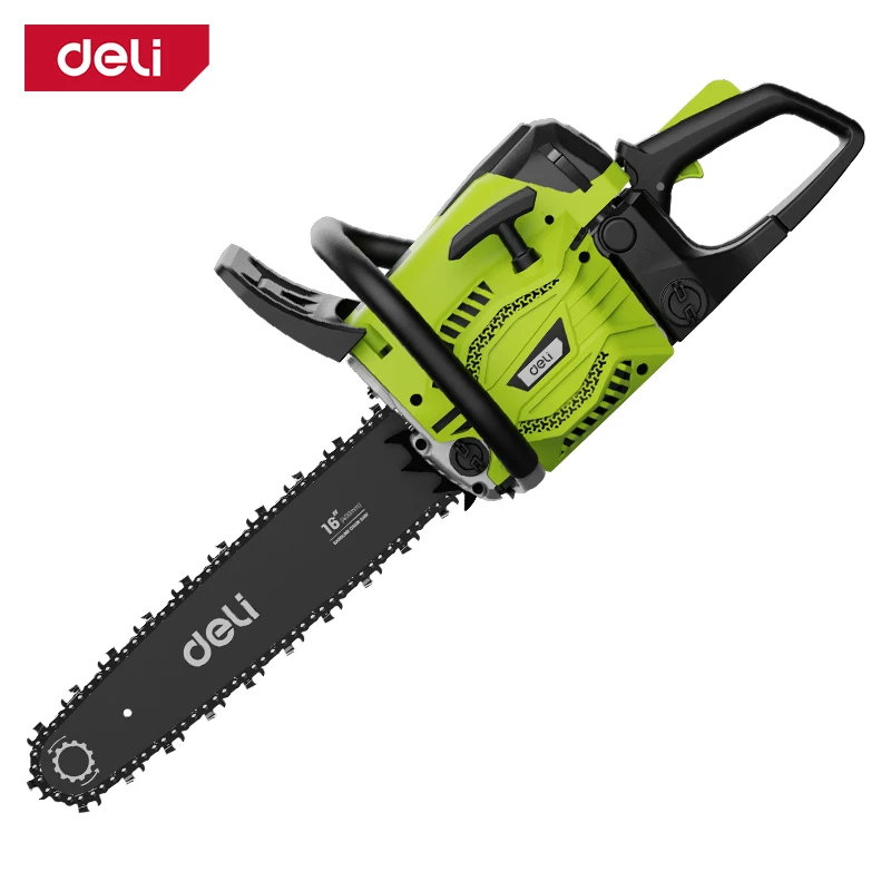 Deli EDE-LJ16-1 Gasoline sawing logging saw handheld electric chain saw home user outdoor high power garden fruit tree cutting