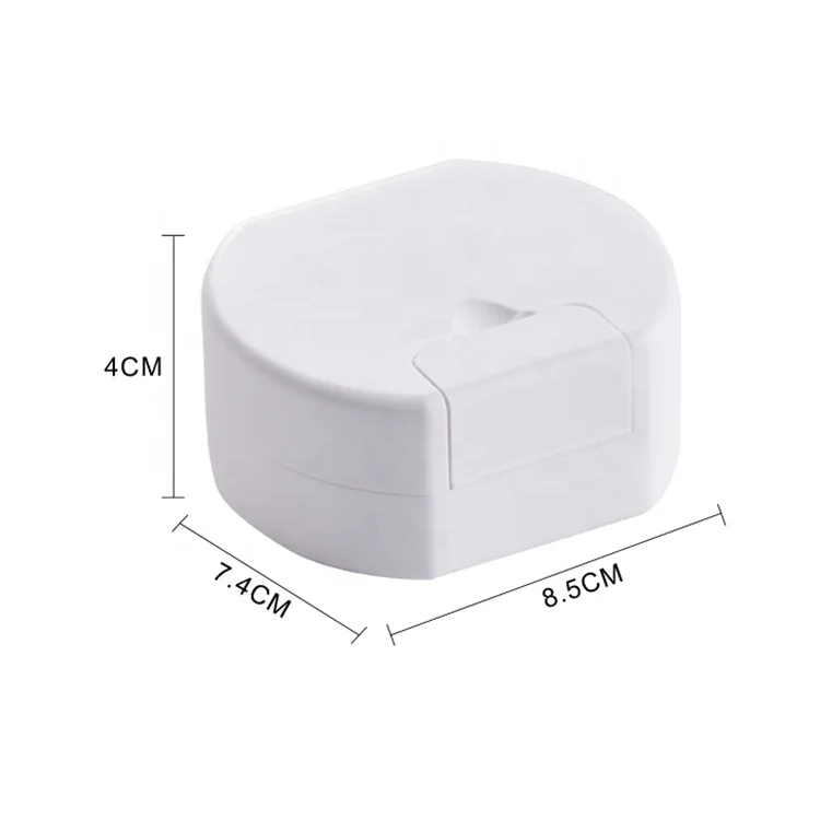 Customized  white portable   packaging travel soap box