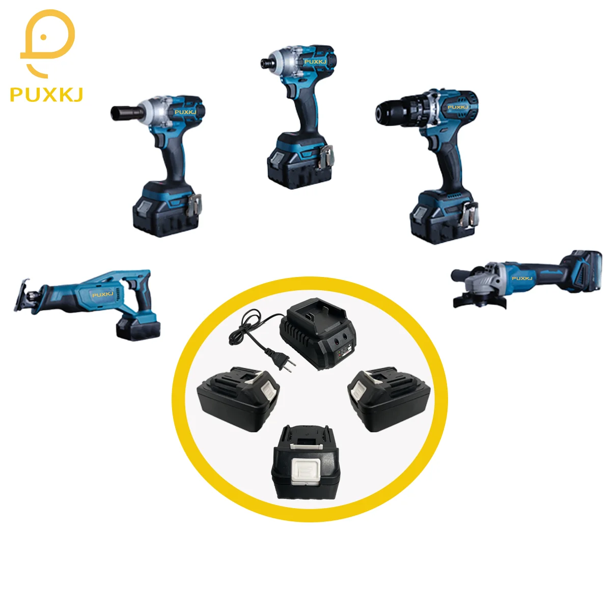 Ready to ship Power Tool Sets 20V DIY Cordless Drill Combo Set 5 in 1 Combo Kit Cordless