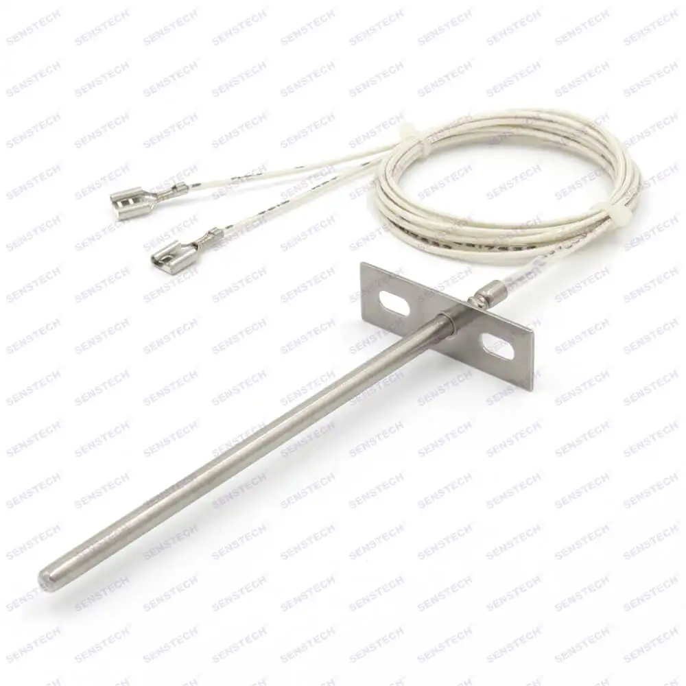Flanged RTD PT100 PT1000 Ambient Temperature Sensor with Connector