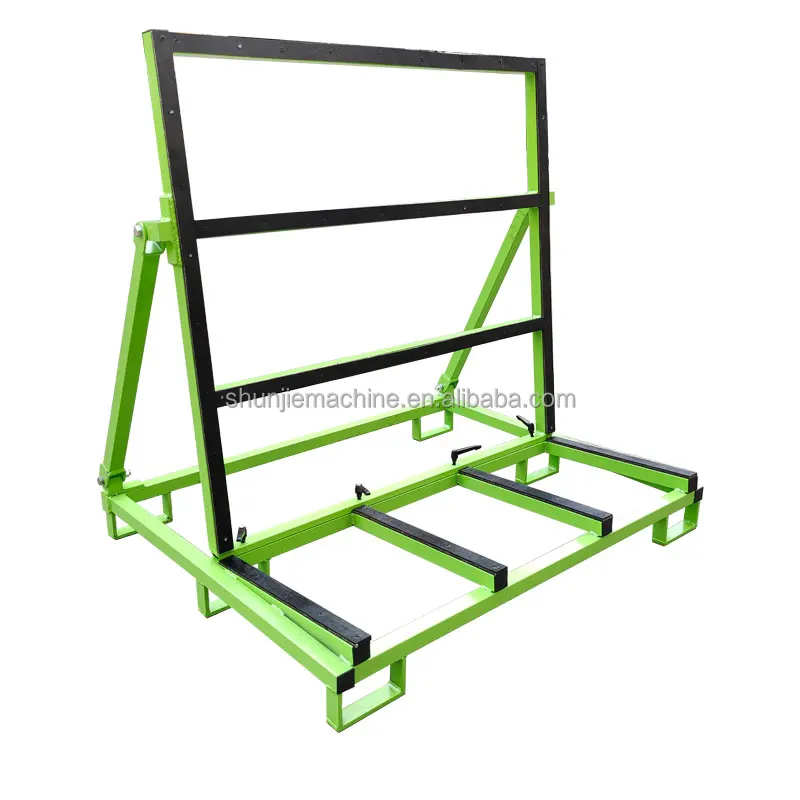Multiple Purpose Foldable Metal Rack L Rack Factory L Frame Glass Steel Cart Best Quality Glass Trolley