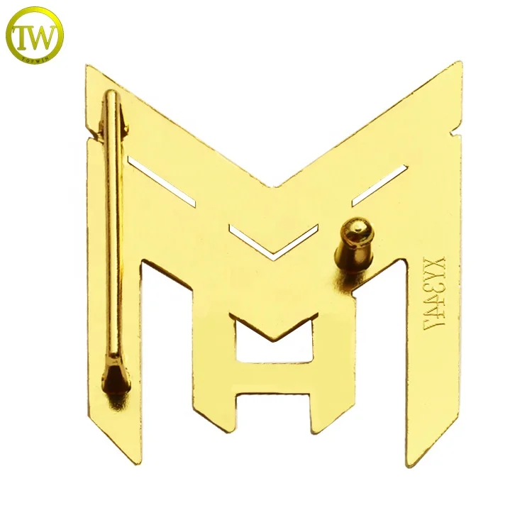 Wholesale gold plated alphabet buckle hardware adjustable zinc alloy metal letter buckle for leather belt