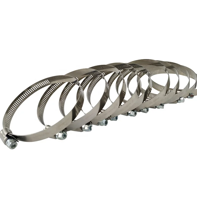 Китайский агент по оптовой цене, Серебряные Зажимы для шлангов из нержавеющей стали 304