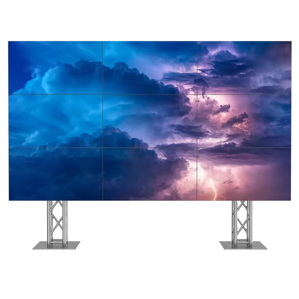 3x3 Lcd Tv Wall,47 Inch Lcd Splicing Advertising Video Wall On Sale