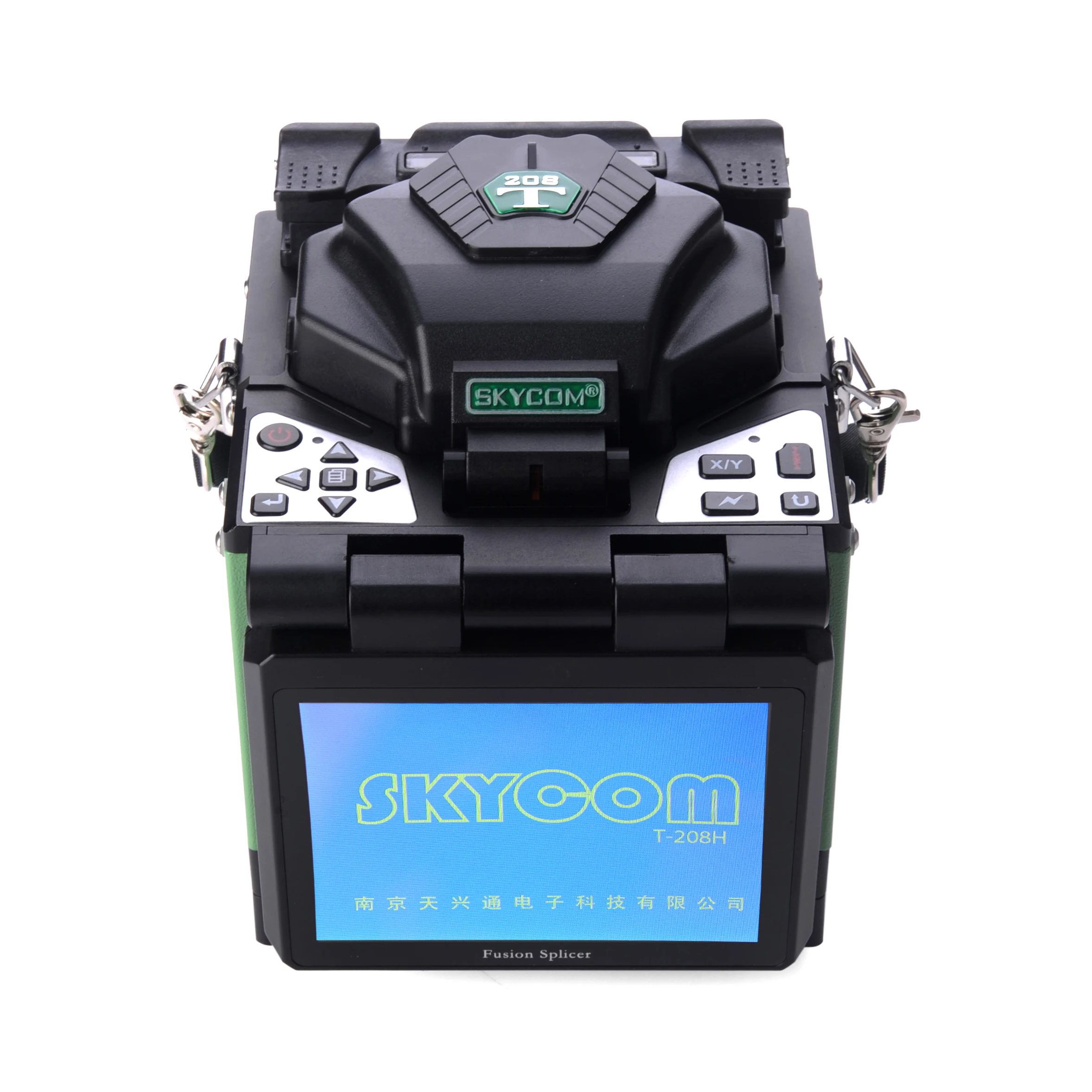 SKYCOM T-208H T208 T-208 волоконно-оптический сварочный аппарат FTTH машина для сварки с автоматическим духовочная