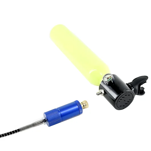 
Acecare diving equipment 200bar Cylinder Reinflatable Air bottle Oxygen tank 0.5L cylinders with hand pump suit 