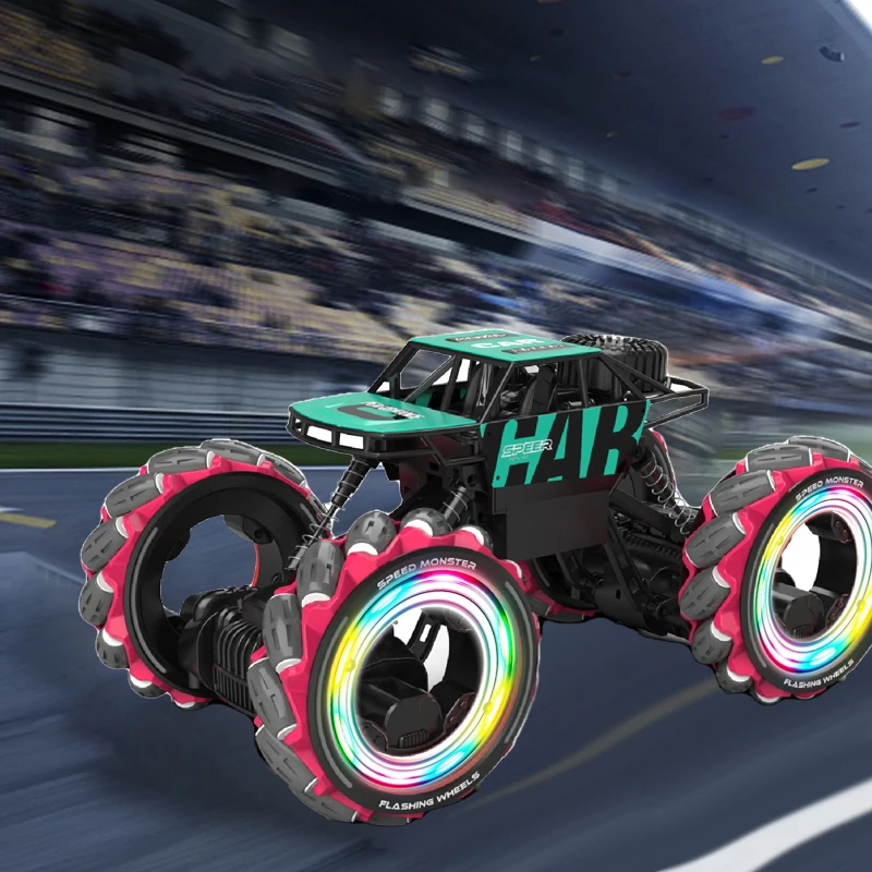 New 1/12 Cool Style 2.4ghz High Speed Drift Climbing Car With Led Light Music Rc Cars for Kids Toys