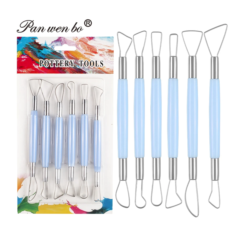 ABS Plastic Clay Tools Set Pottery Multi-Function Soft Pottery Carving Plastic Knife Diy Sculpture Modeling Embryo Knife