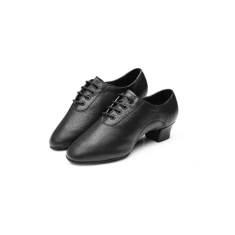 Low Price Latin Dance Shoes Soft Sole PU Kids Boy Ballroom Practice Men Latin Dancing Waltz Shoes