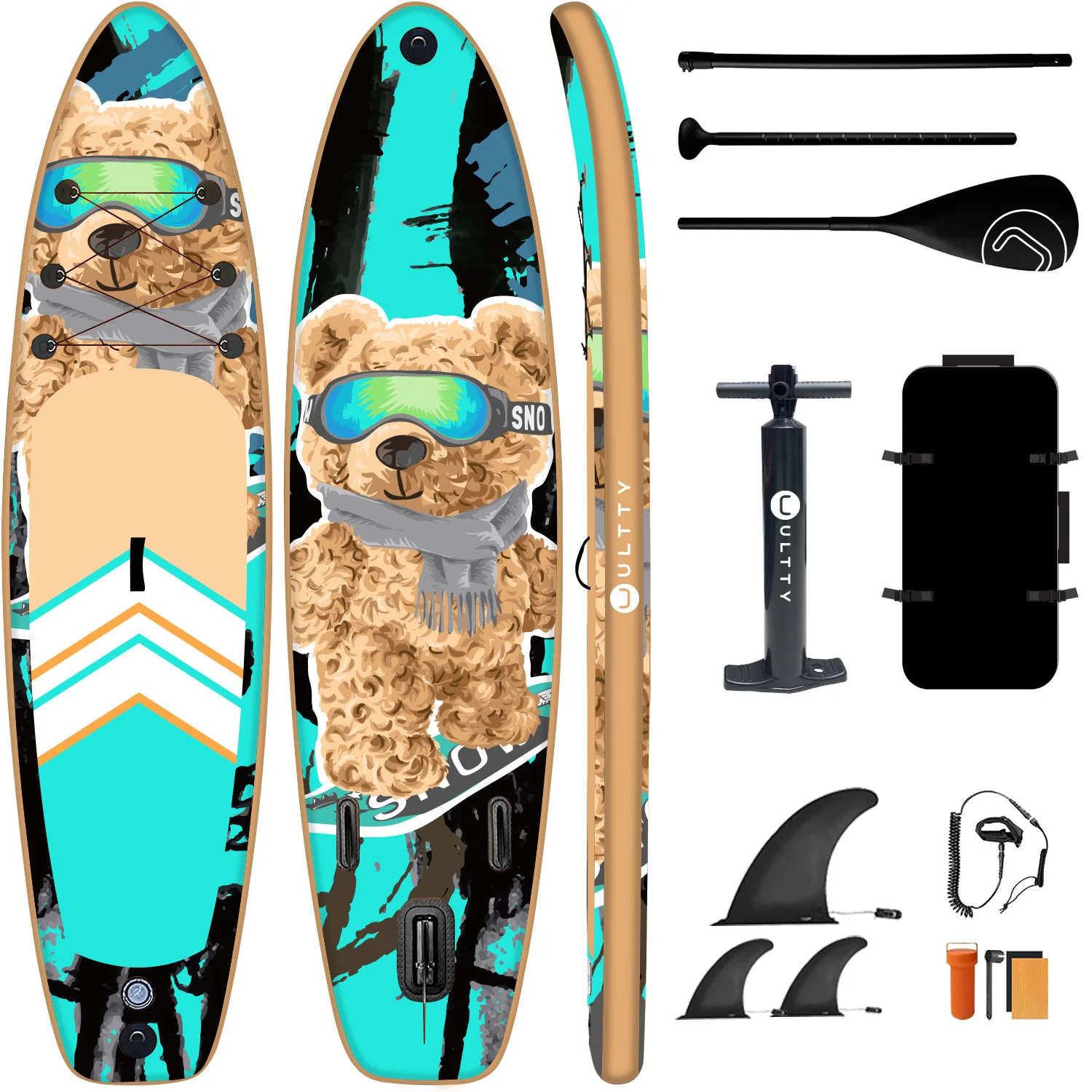 ULTTY Wholesale Cool Cheap Drop Stitch  Isup High Quality sup Belt Fitting Inflatable Stand up Paddle Board