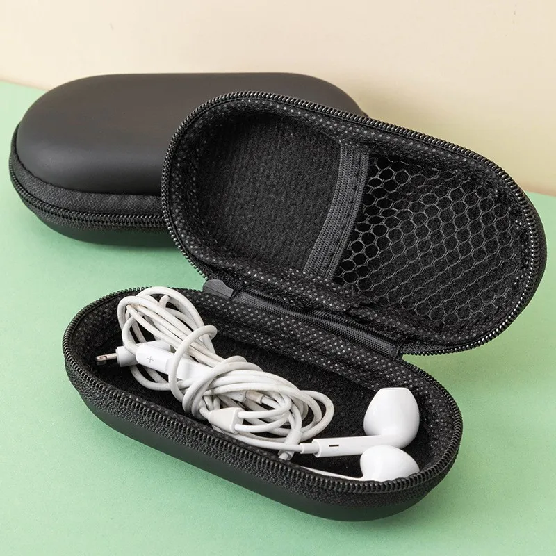 Headphone storage bag eva organizer hard disk box thickened bag packaging zipper bag packaging box customized
