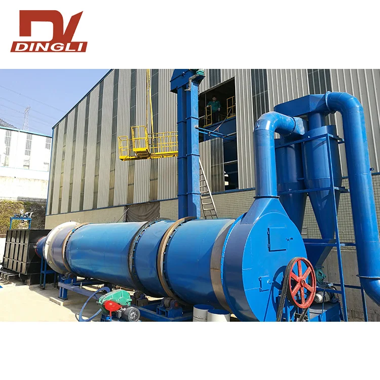 Organic Fertilizer Making Poultry Waste Drum Rotary Drying Equipment For Sale