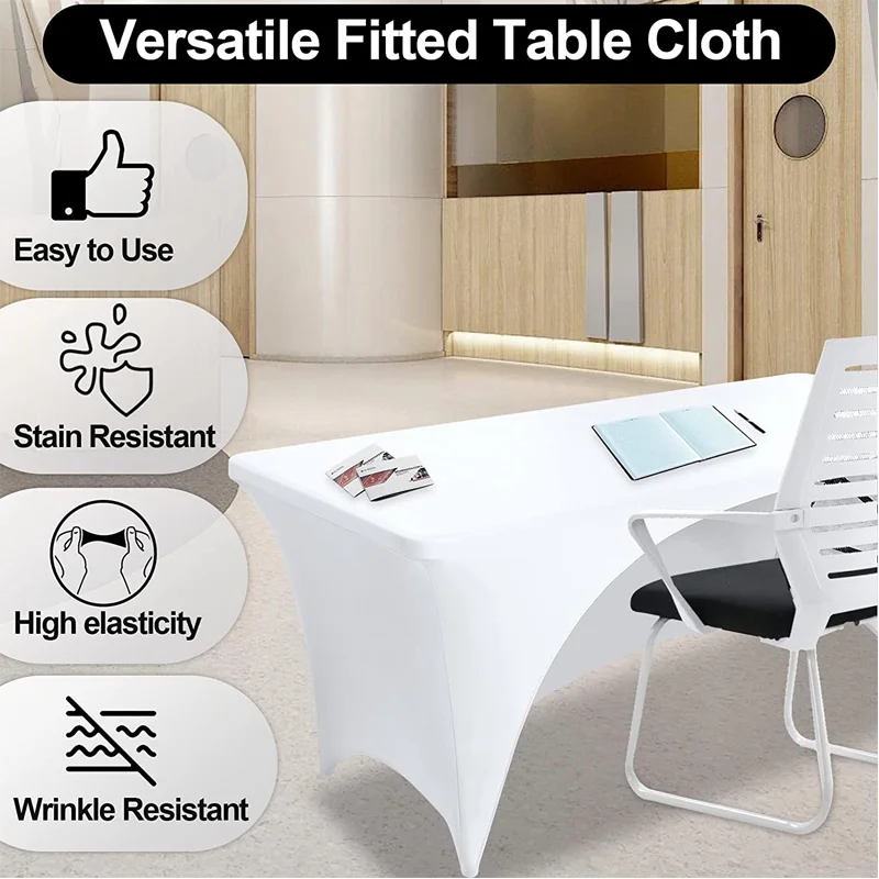 Эластичная эластичная скатерть из спандекса