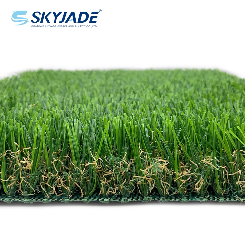 12000 Detx 6+8 16800 Density Artificial Grass 45mm Synthetic PP Soccer Flooring Outdoor Football Landscaping Roll