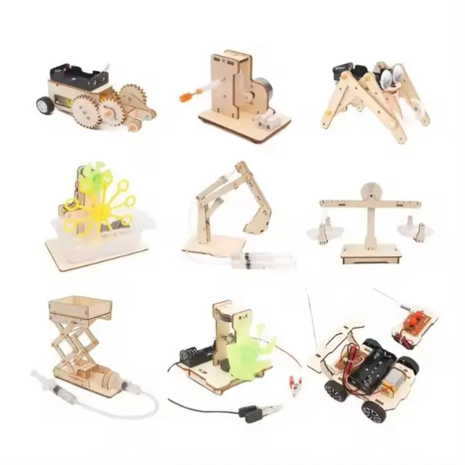 200+ types school students learning materials self kids educational diy toy STEM science assembly experiment  kit