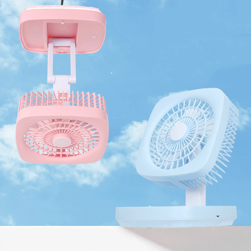 ZICLONEN New Arrival Portable Rechargeable Camping Outdoor Mini 8 inch USB AC/DC 18650 Battery Air Cooler Fan