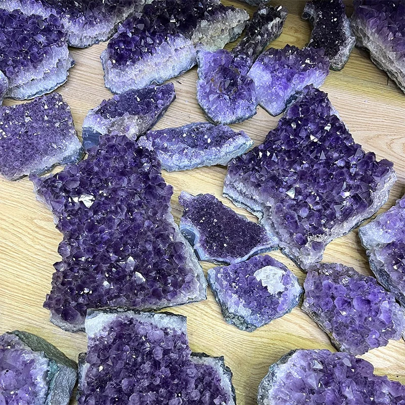 wholesale Natural Amethyst Cluster Crystal Cluster Healing Crystals Stone Quartz Crystal Clusters for Decoration