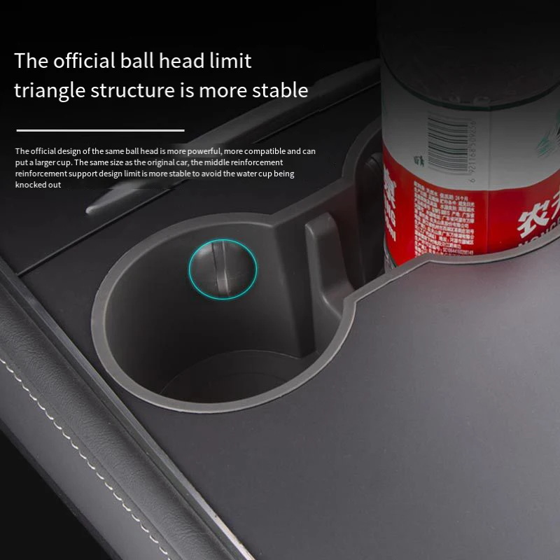 Other Interior Accessories Water Cup Stopper Storage Rack Tpe Silicone Water Cup Rack Modified Interior For Tesla model Y 3