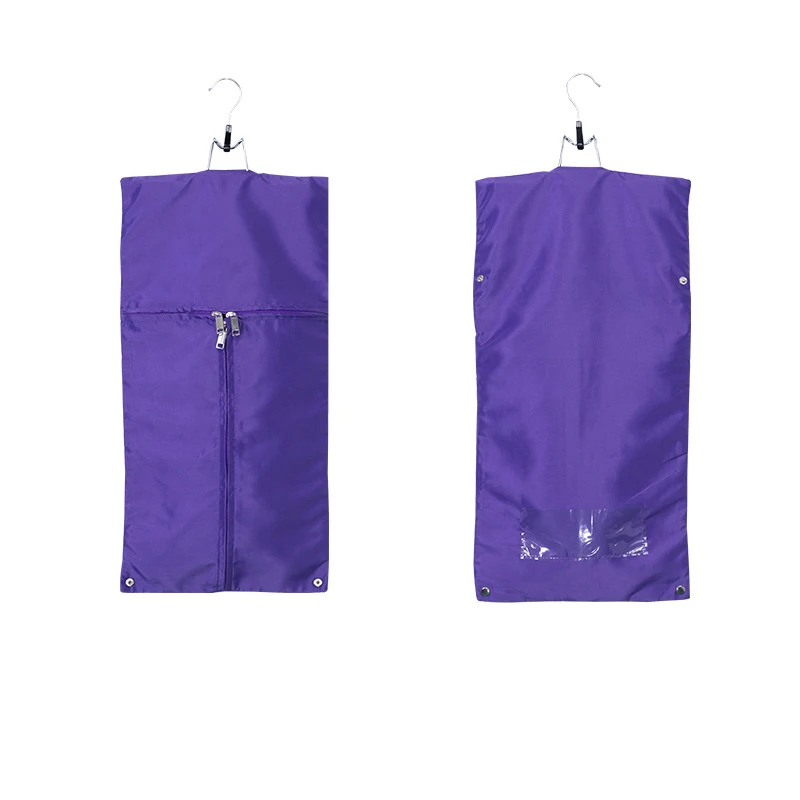 Wholesale Non Woven PVC Window Hair Extensions Storage, custom Wig Bags Packaging Hair Storage Bags With Hanger/