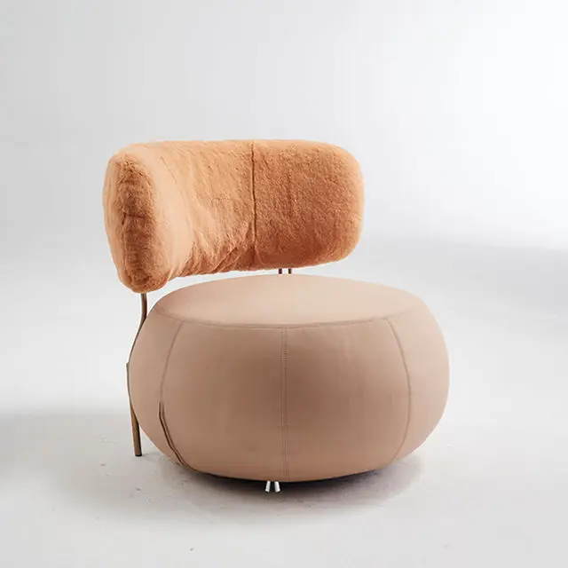 Semi-enclosed Design Circular Shape Round Lounge Chair Office Living Room Furniture Luxury Modern Lazy Single Sofa Chairs