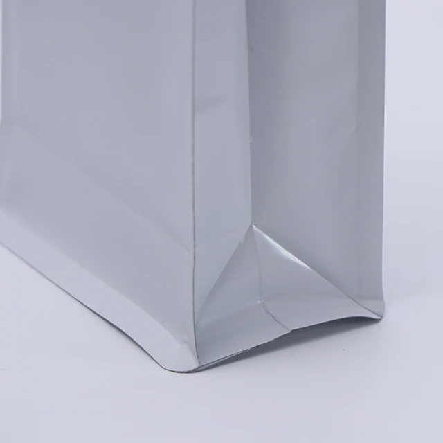 Self-sealing recyclable custom kraft paper craft bag of various colors 1KG 2kg empty flat bottom coffee bean packing zipper with