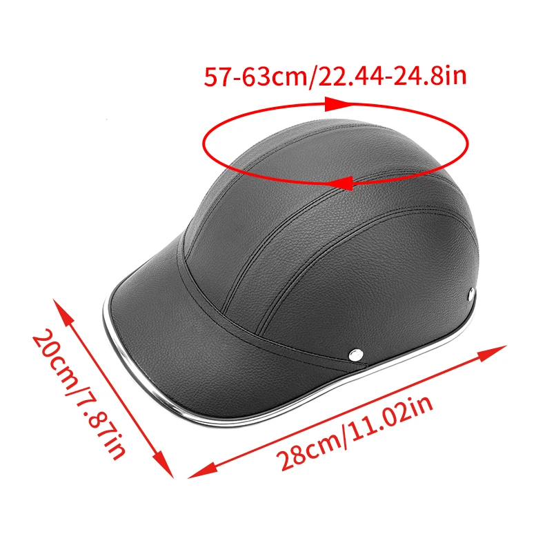 Wholesale Retro Design Motorbike Baseball Cap Helmet Scooter Half Open Face  Motorcycle Helmets