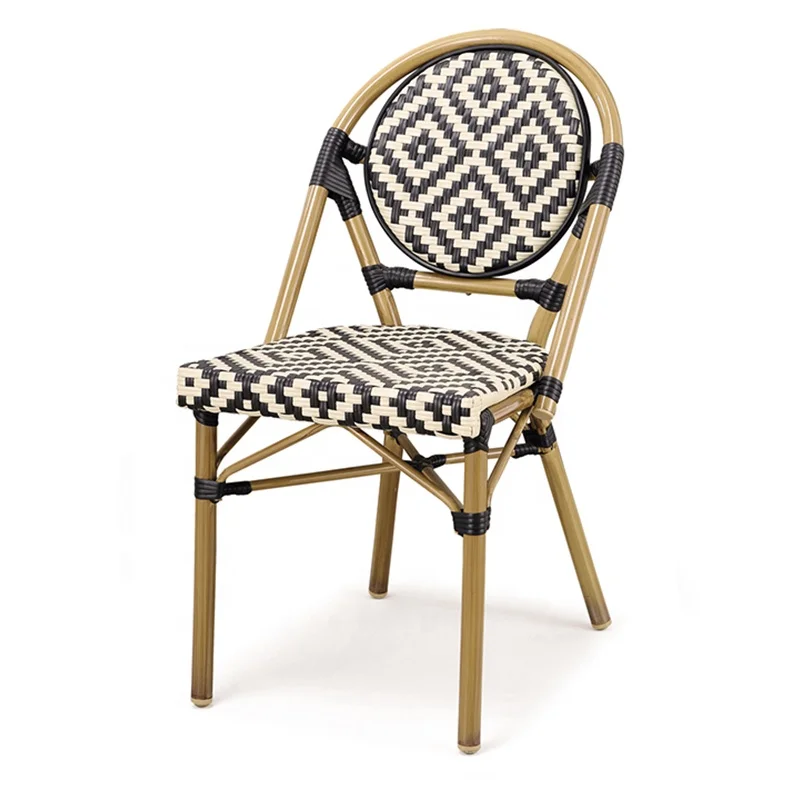 Rattn Weaving Dining Chair Stackable Rattan Chair Dining Chair Coffee