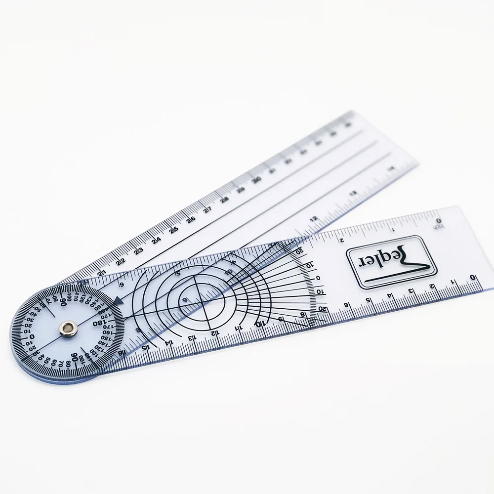 High quality health care medical PVC goniometer ruler