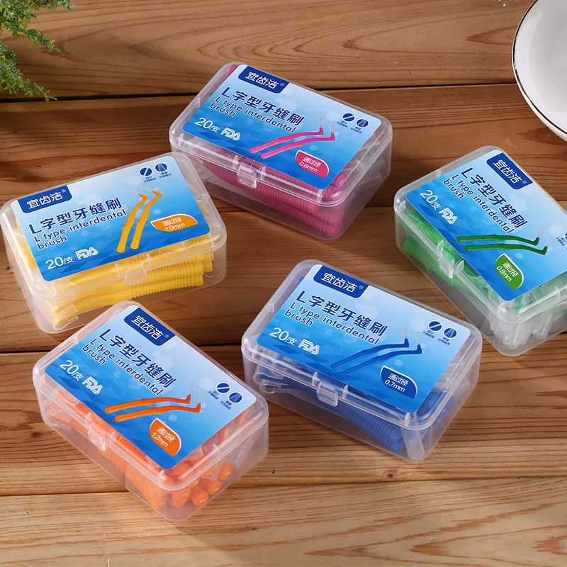Для ухода за межзубным пространством очиститель 0 6 мм до 1-2 мм популярный подгонянная упаковка коробки Dupont Ортодонтическая щеточка для чистки межзубных пространств, cepillo Стоматологическая