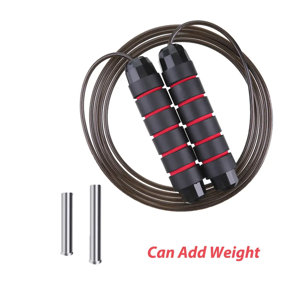 New Design Best Fitness Speed Skipping Rope Tangle-Free Ball Bearing Speed Rope Cable Skipping Rope