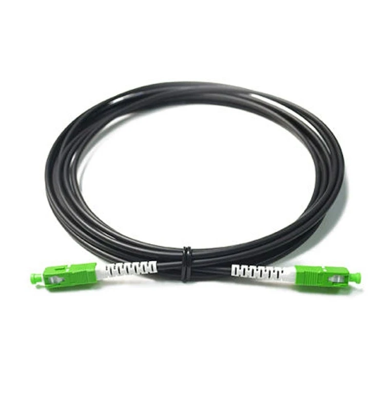 ftth ftttx fiber optic equipment sx core fibra optica drop cable sc fc lc st waterproof cable outdoor patch cord