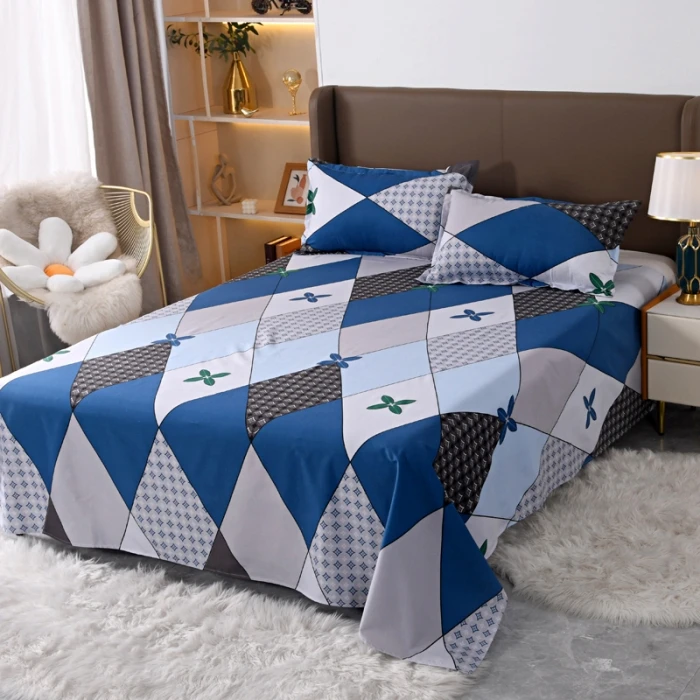 Hot sale beauty bed cover multiple prints flat cheep bedsheet bed sheets wholesalers