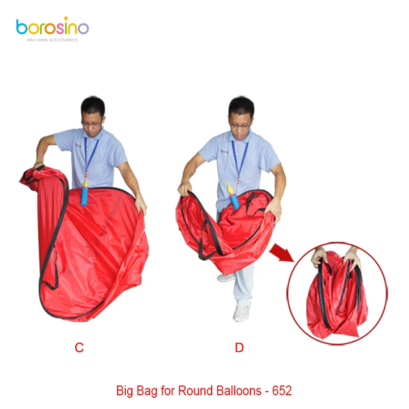 B652 Big Terylene Balloon Storage Bag For Storing Round Balloons