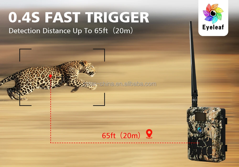 4G Solar Outdoor Wildlife Trail Camera 16MP CMOS Ip67 Waterproof Mini Hunting Camera With Live Video APP