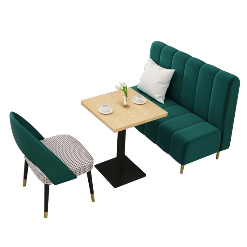 
New Design Modern series restaurant booth sofa and table sets 
