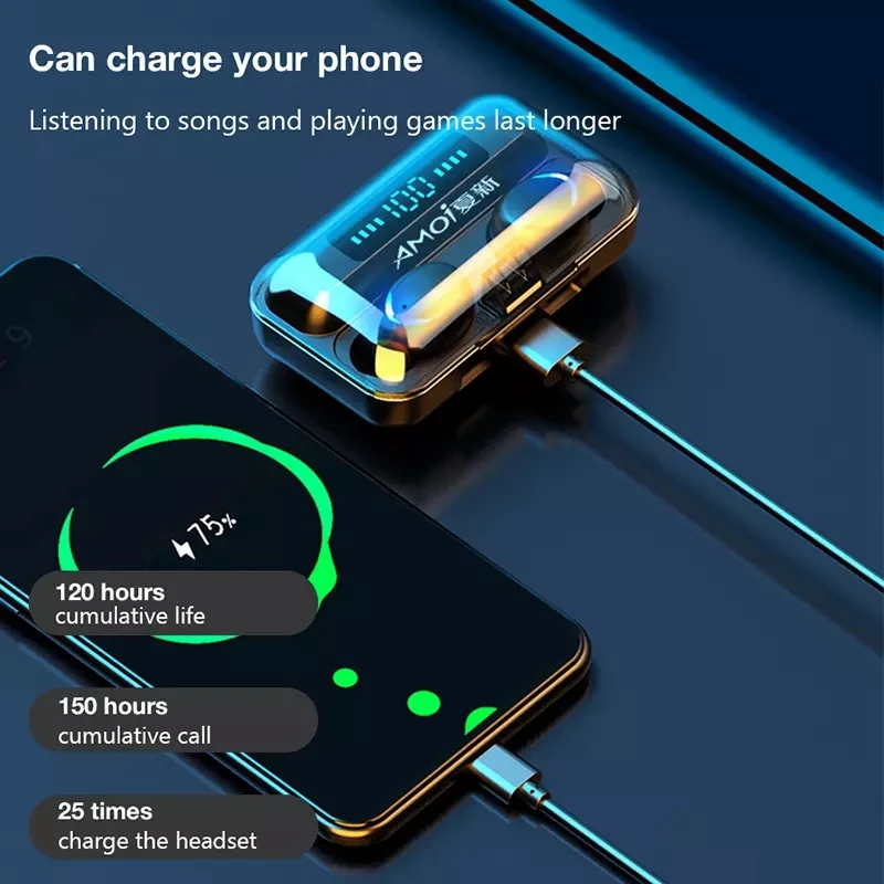 F9 5 TWS Mini Audifonos Earphones True Wireless In Ear 5C Audifon Headphones F9-5 Headset BT 5.0