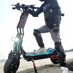 Maike  MKS 50ah eu warehouse scooter  fast dual motor 13 inch big wheel offroad electric e-scooter 8000w for adult wholesale