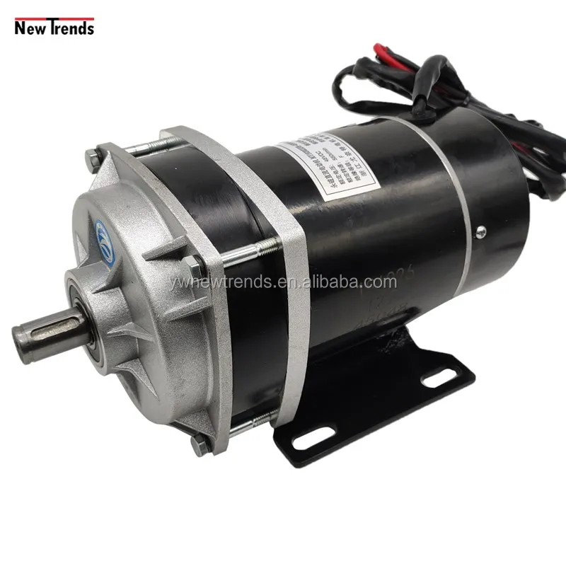 Factory OEM MY1020ZXFH 36V 48V 450W Brushed DC Motor Single Key Straight Shaft Drive Electric Scooter car Machine Modification