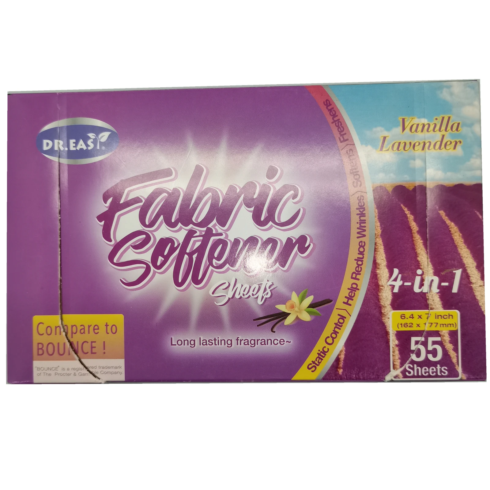 Heavenly Vanilla Dryer Sheets