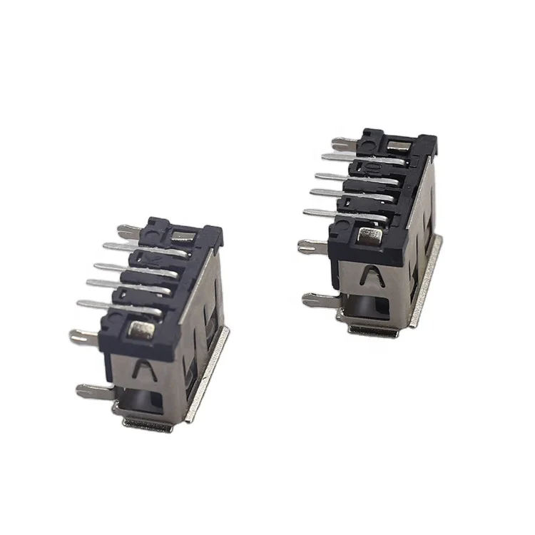 standard vertical 4 pin usb micro sim card reader