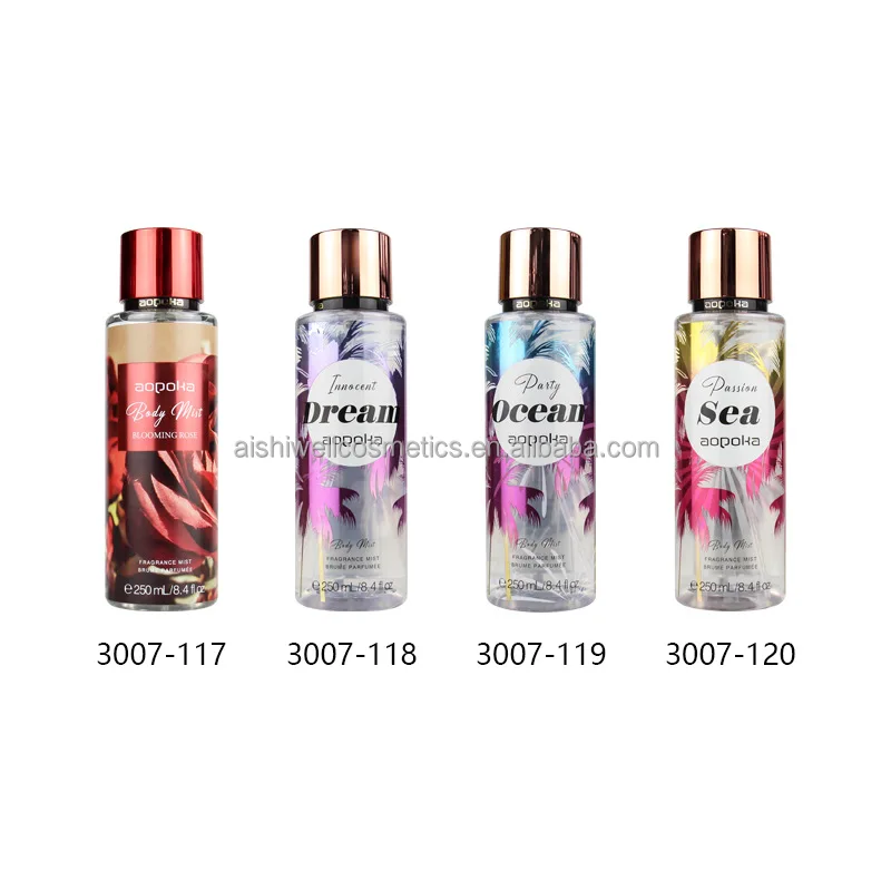 250ML Secret Body Splash Sets Wholesale Natural Vv love Body Fragrance Mist Spray Perfume for Woman
