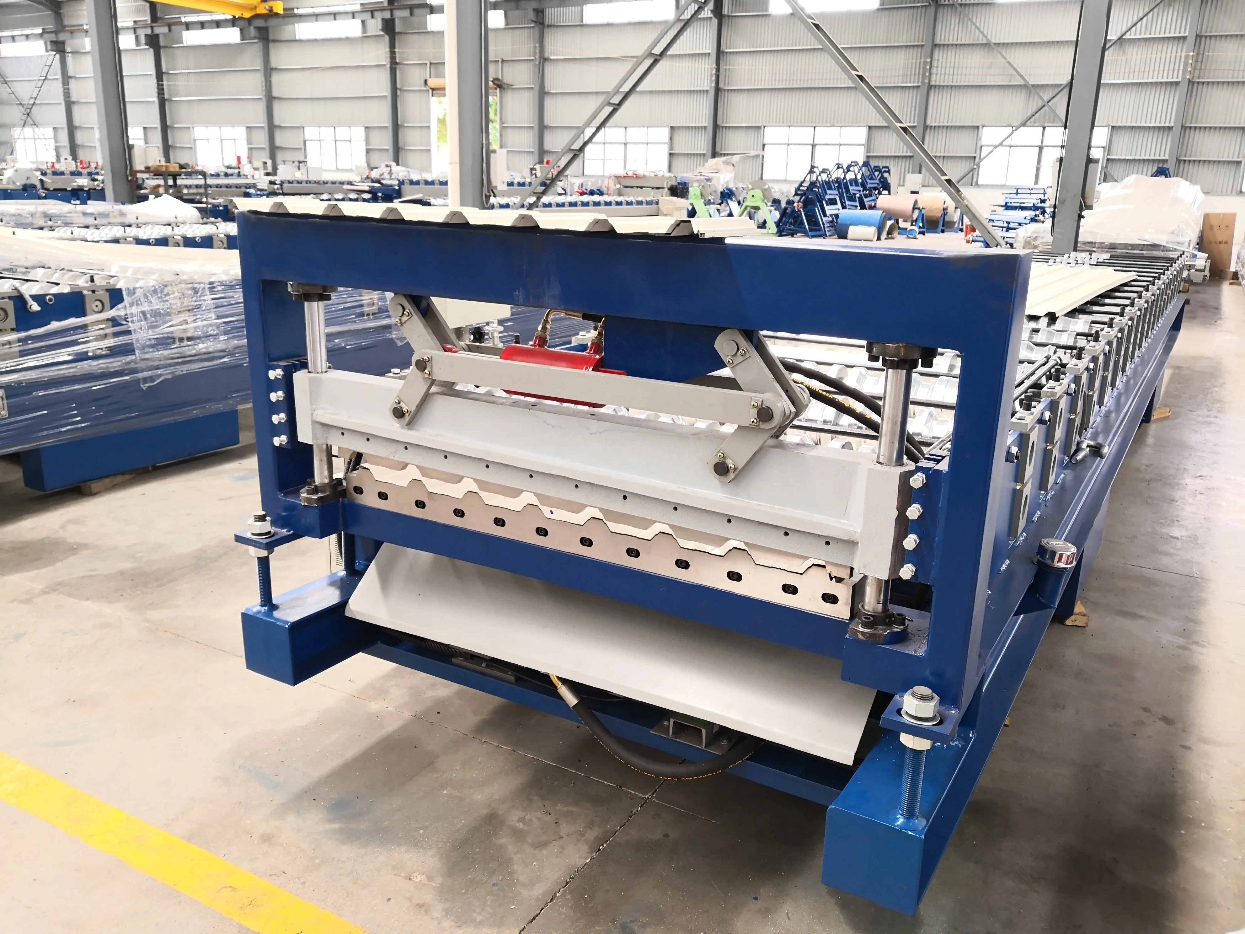 Metal Roofing Sheet Corrugating Iron Sheet Roll Forming Making Machine